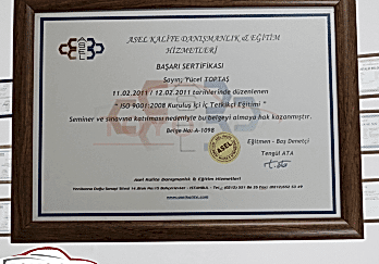 ASEL - Başarı Sertifikası