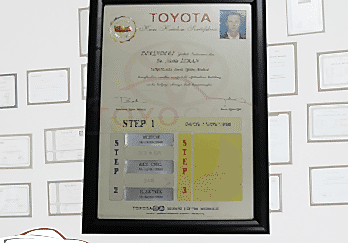 TOYOTA - Katılım Belgesi