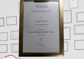 TMI - Katılım Belgesi