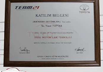 TEAM2021 - Katılım Belgesi
