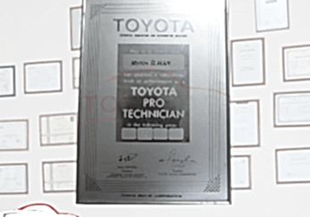 TOYOTA - Katılım Belgesi