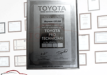 TOYOTA - Katılım Belgesi